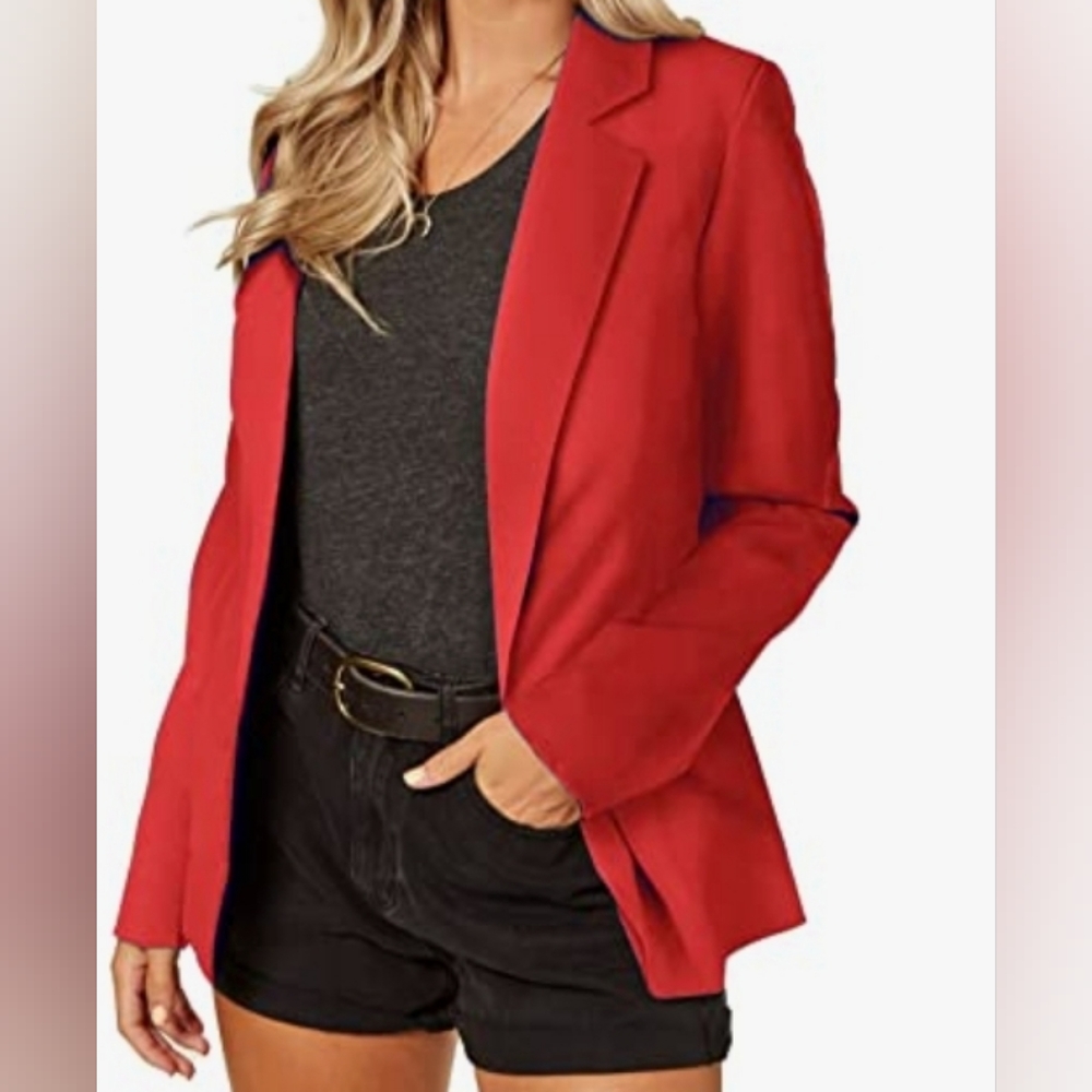 Red blazer